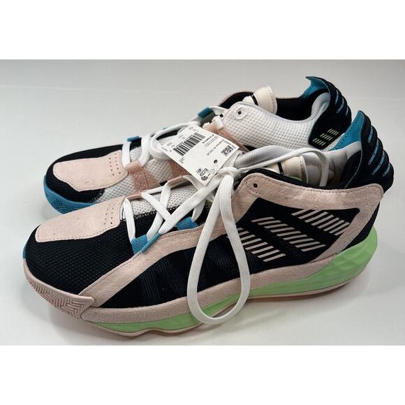 NEW Adidas Dame 6 GCA Basketball Sneakers Size 8.5 Men’s Black Pink main image 6